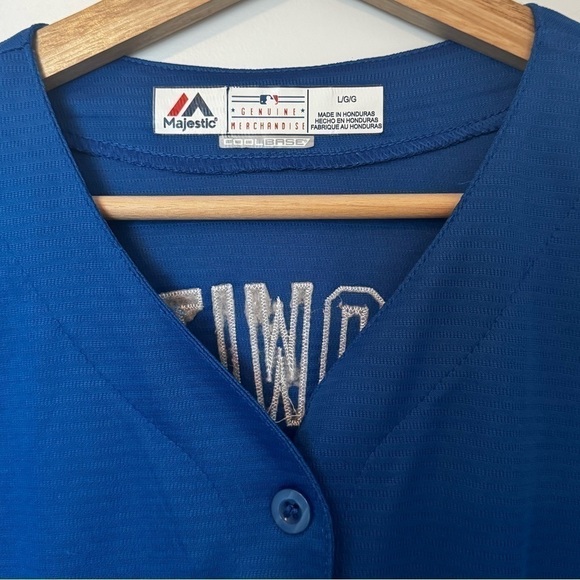 Toronto Blue Jays Tulowitzki Majestic Royal Alternate Cool Base Player Jersey - Picture 4 of 5